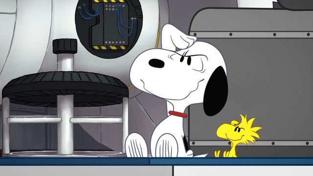 Imagen Snoopy en el espacio 1x2
