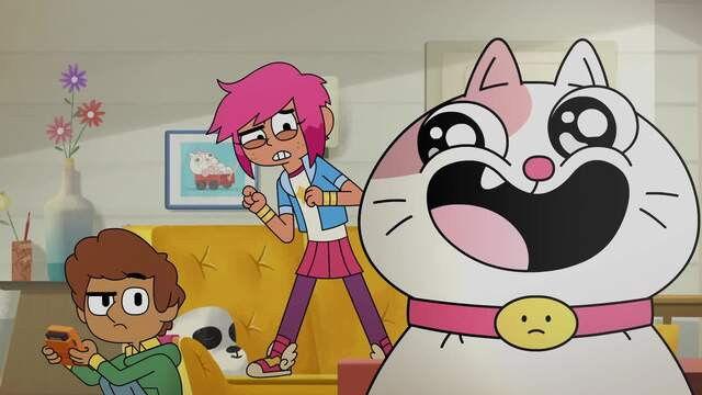 Imagen Boy Girl Dog Cat Mouse Cheese 1x2