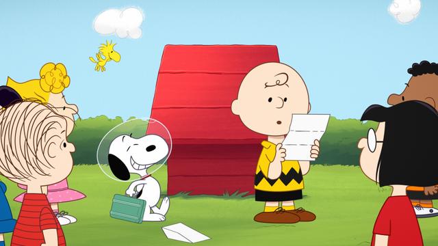 Imagen Snoopy en el espacio 1x1
